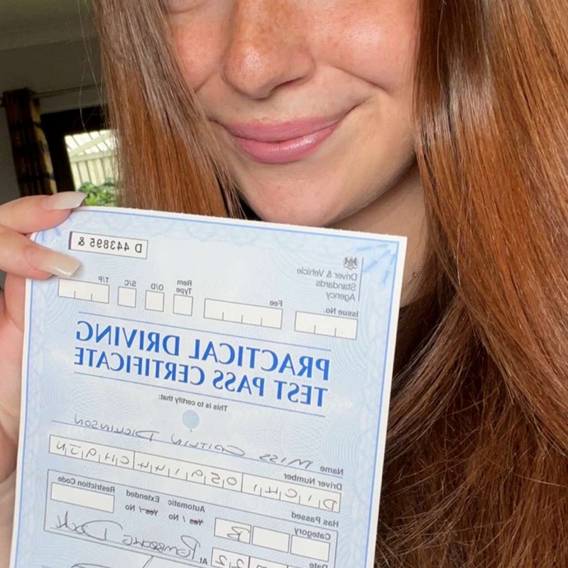 Caitlin Dickinson Review of Fast Track Driving School