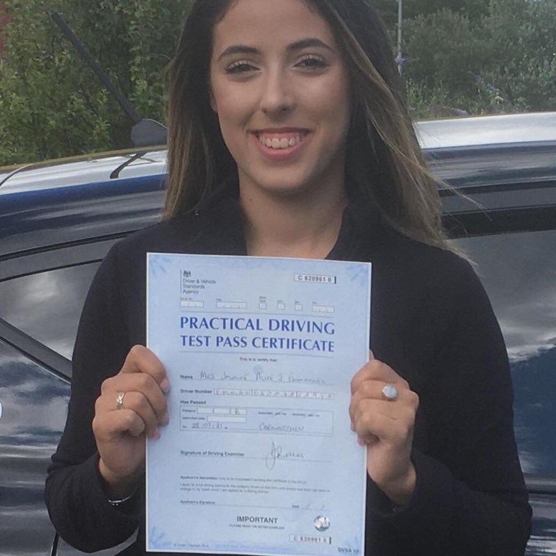 Jasmine Emanuel Review of Fast Track Driving School