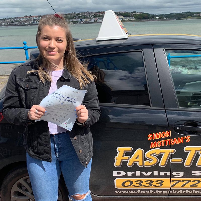 Ellie Davies from Liddeston Review of Fast Track Driving School
