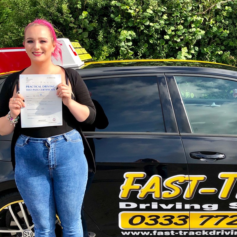 Micha Young from Haverfordwest Review of Fast Track Driving School
